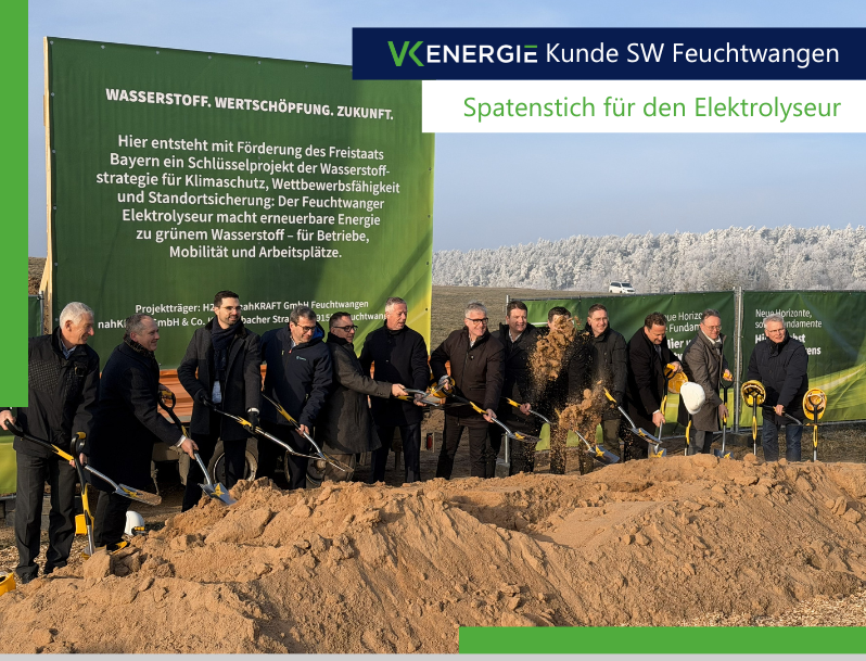 Spatenstich Elektrolyseur Feuchtwangen